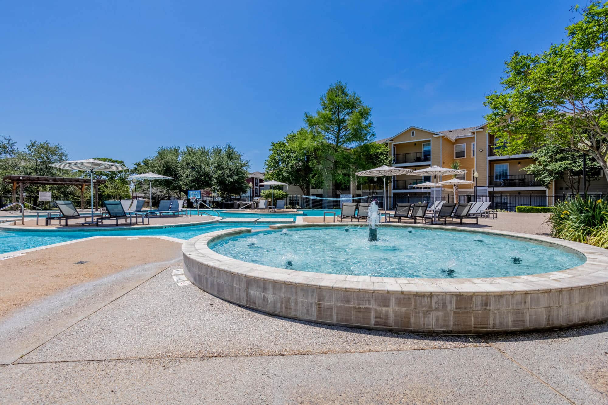 university trails college station off campus apartments near texas a m resort style pool